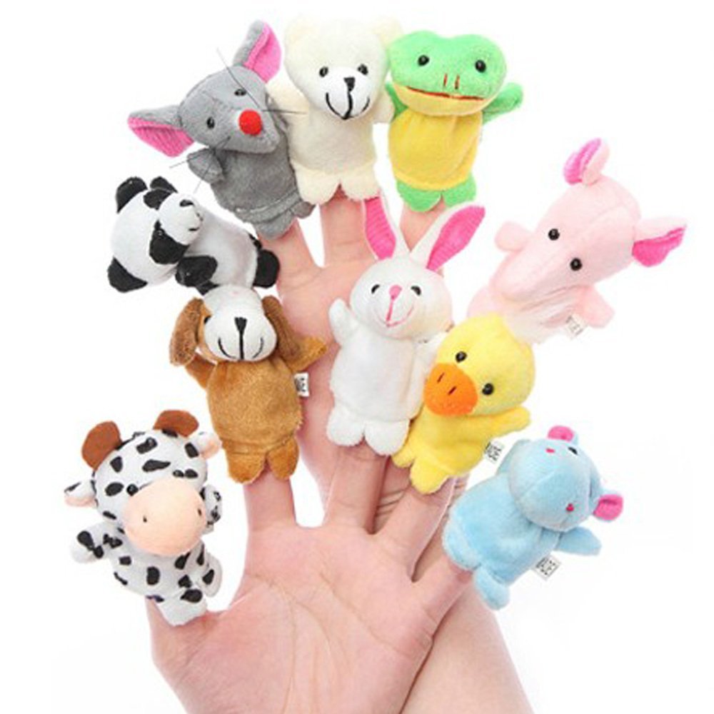 Amazon: Buy Kuhu Creations Animal Finger Puppet, Multi Color (Pack of 10) at Rs 211 only