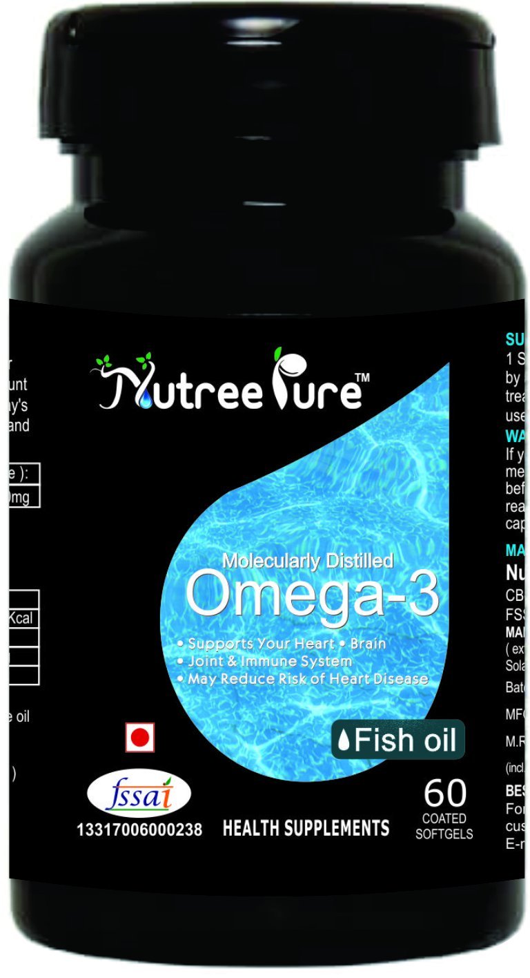 Amazon: Nutree Pure Omega-3 Fish Oil 1000 mg at Rs 299 Only