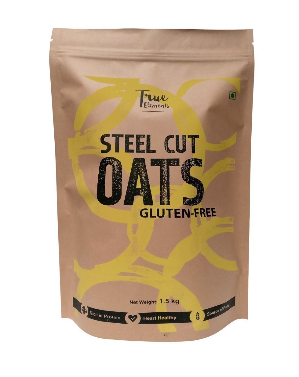 Amazon: Buy True Elements Gluten Free Steel Cut Oats, 1.5kg at Rs 350 only