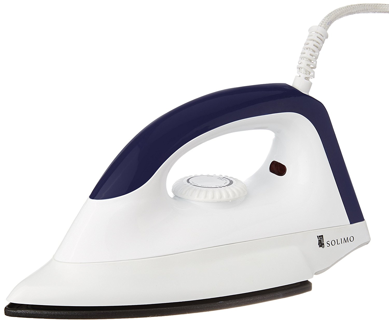 Amazon: Buy Solimo 1000-Watt Dry Iron (White and Blue) at Rs 365 only
