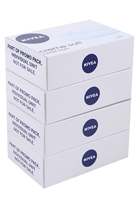Amazon: Nivea Creme Soft creme Soap ,125gm (Pack of 4) at Rs 157