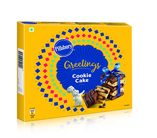 Amazon: Pillsbury Cookie Cake Greeting Pack, 276g (12 Single Packs Inside) at Rs 99