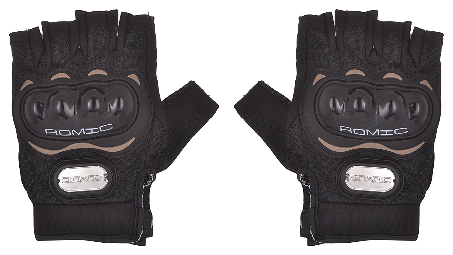 Amazon: Romic Motorcycle Half Gloves (Black, Large) at Rs 132