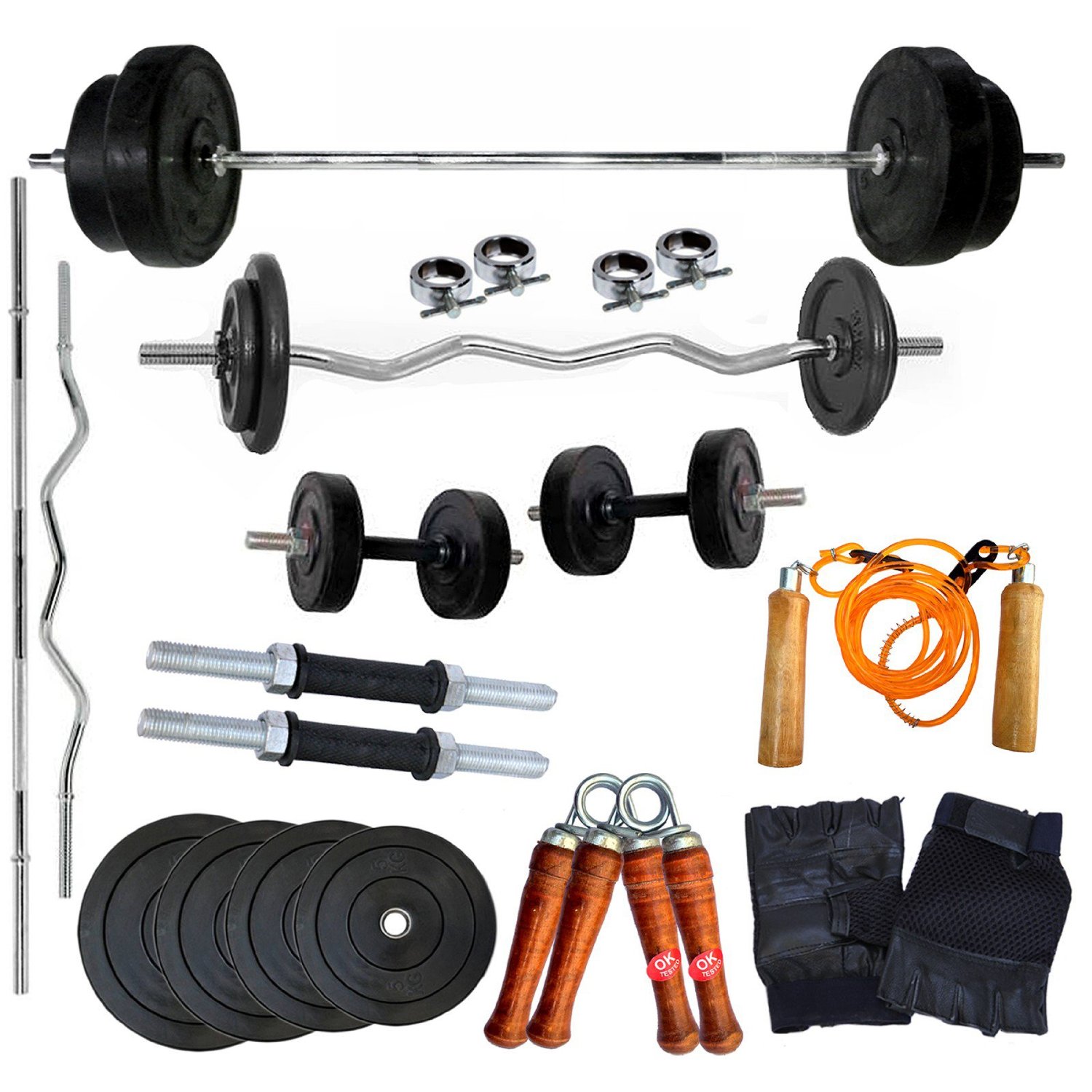 Amazon : Generic Home Gym Combo, 20Kg At Rs.1349 Only