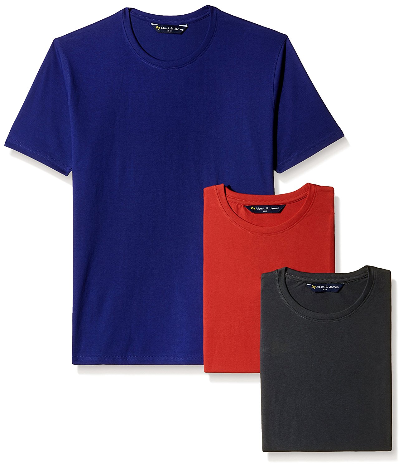 Amazon: Albert and James Men’s T-Shirt (Pack of 3) at Rs 299