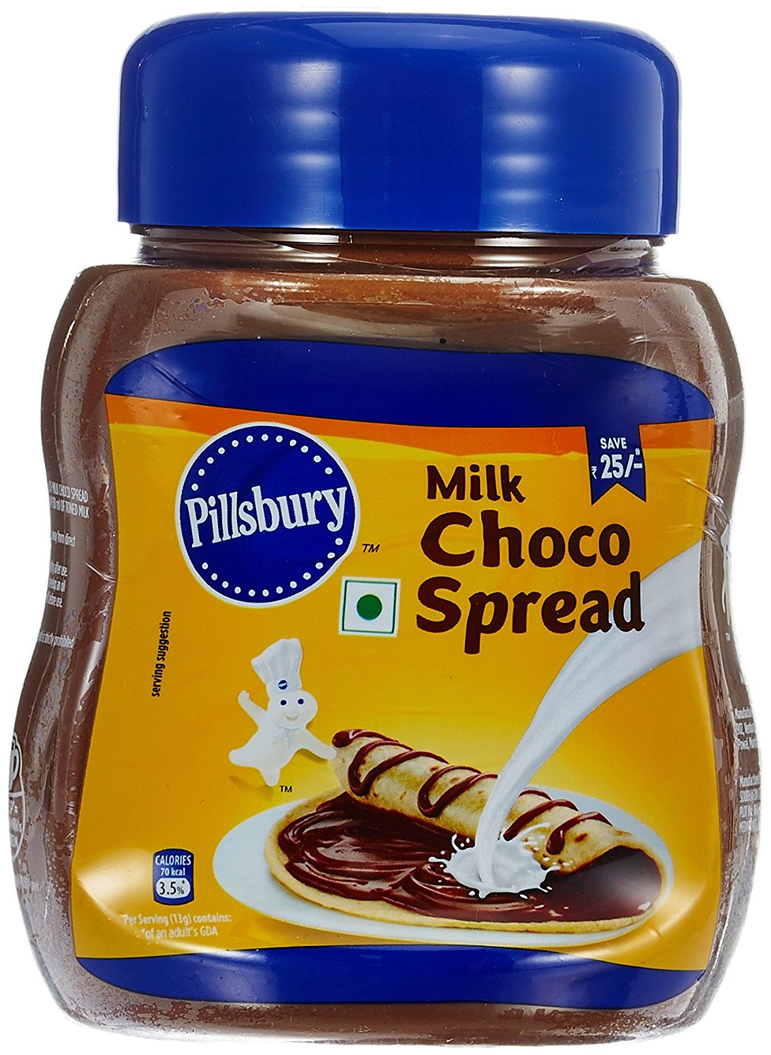 Amazon: Buy Pillsbury Milk Choco Spread, 290g at Rs 179 only