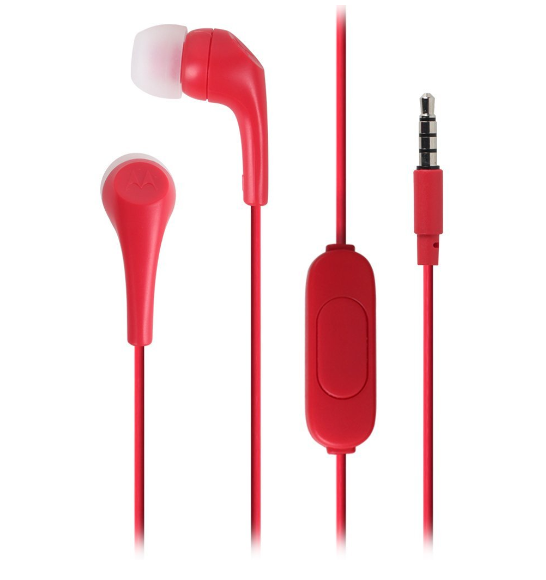 Amazon: Buy Motorola Earbuds 2 In Ear Wired Earphones (Red) at Rs 299 only