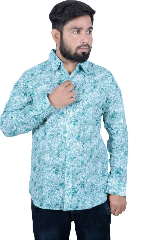 Flipkart: Chaman Handicrafts Men & Women Printed Casual Green Shirt at Rs 61