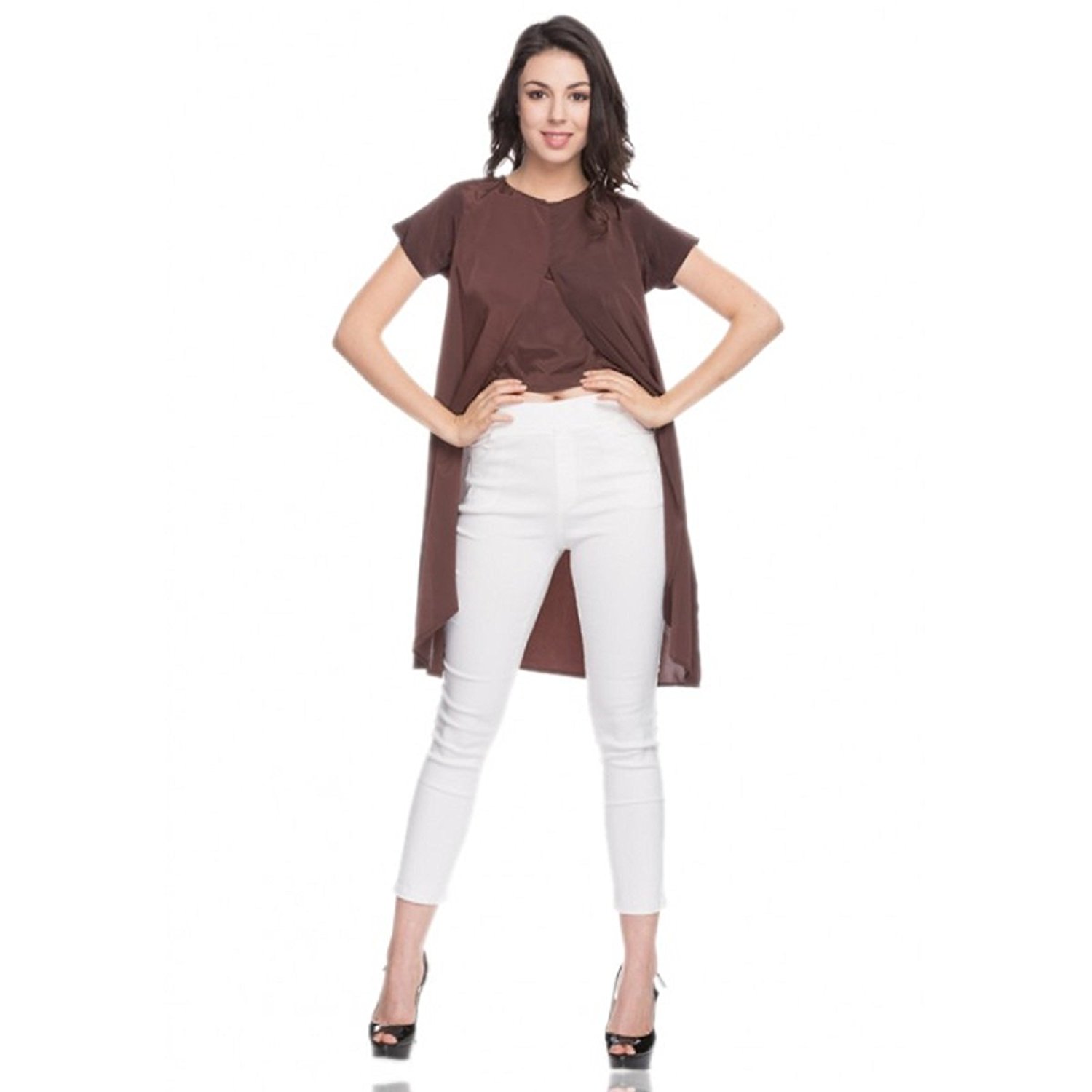 Amazon: The H & K Clothing’s Women’s Brown Cape Top at Rs 100 Only