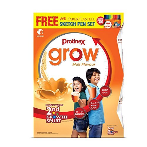 Amazon: Buy Protinex Grow – 400 g (Malt) with Free (Faber Castell Sketch Pen Set 15) at just Rs 160 only