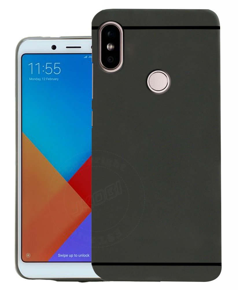 Amazon: Buy Jkobi® Matte+ Ultra Protection Rubberised Soft Back Case Cover For Xiaomi Redmi Note 5 Pro -Black at Rs 89 only