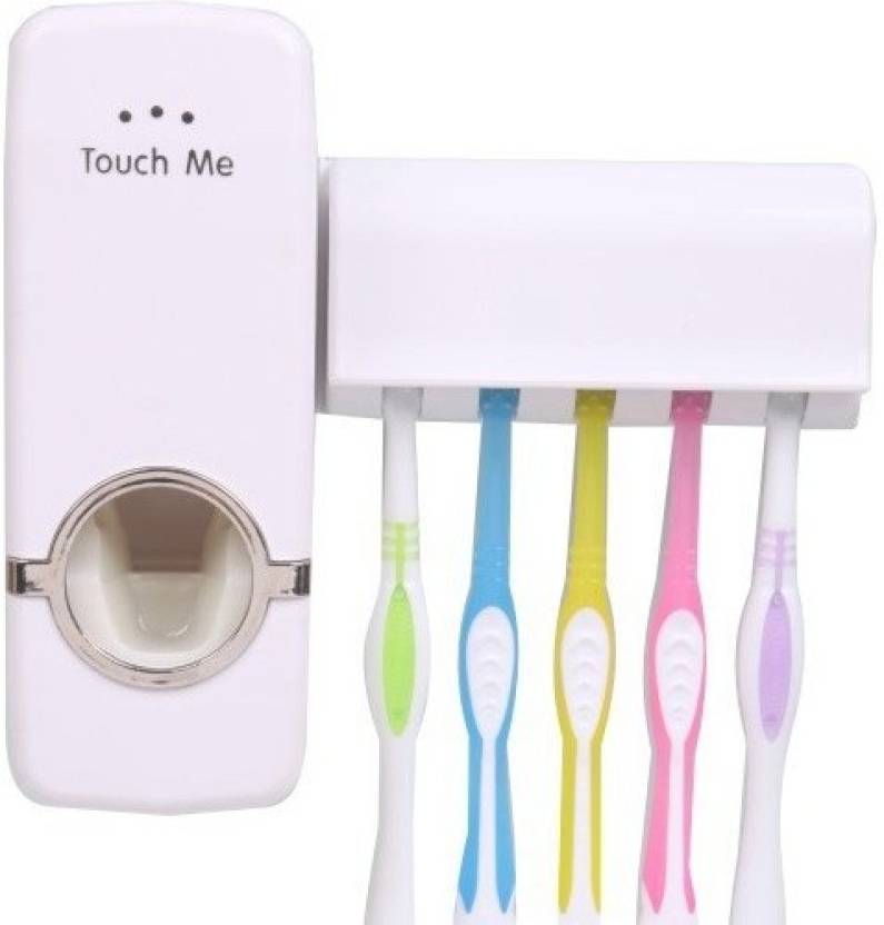 Flipkart: Touch Me Plastic Toothbrush Holder  (Multicolor, Wall Mount) at Just Rs 129