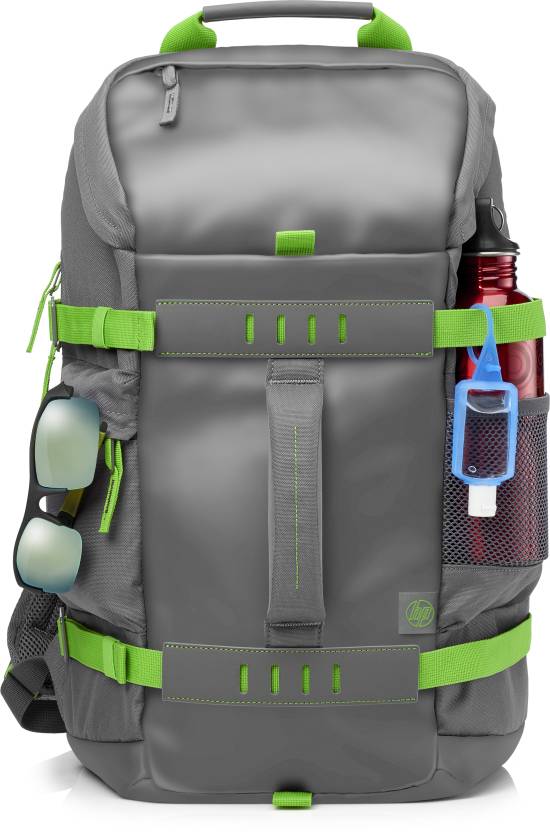 (Best) HP 15.6 inch Laptop Backpack  (Grey, Green) at Rs 999 Only