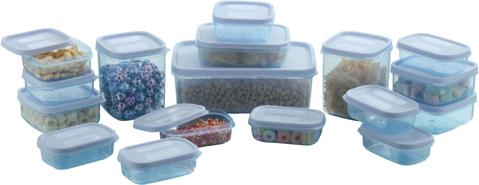 Flipkart: Buy MasterCook – Plastic Grocery Container (Pack of 17, Blue) at Rs 149 only