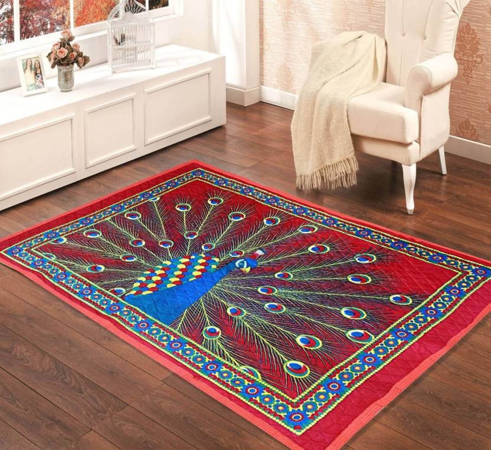 Supreme Home Collective Red Jute Carpet at Rs 219