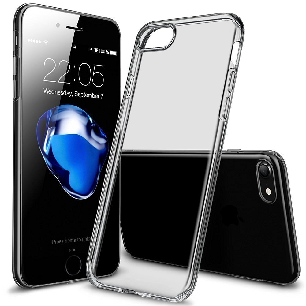 Buy Cellbon IPHONE 7 APPLE LOGO CUT transperent COVER at Rs 30 only