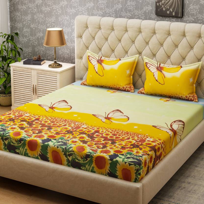 Bombay Dyeing Double Bedsheet (Pack of 3) at Rs 999 Only