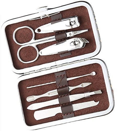 Foolzy MS-SHV-1 Manicure Pedicure Set Kit with 7 Tools at Rs 140 only